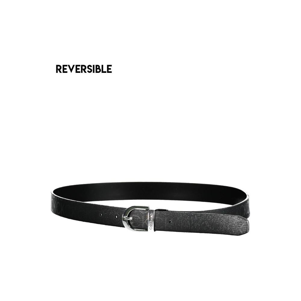 Calvin Klein Black Polyester Women Belt Calvin Klein Black