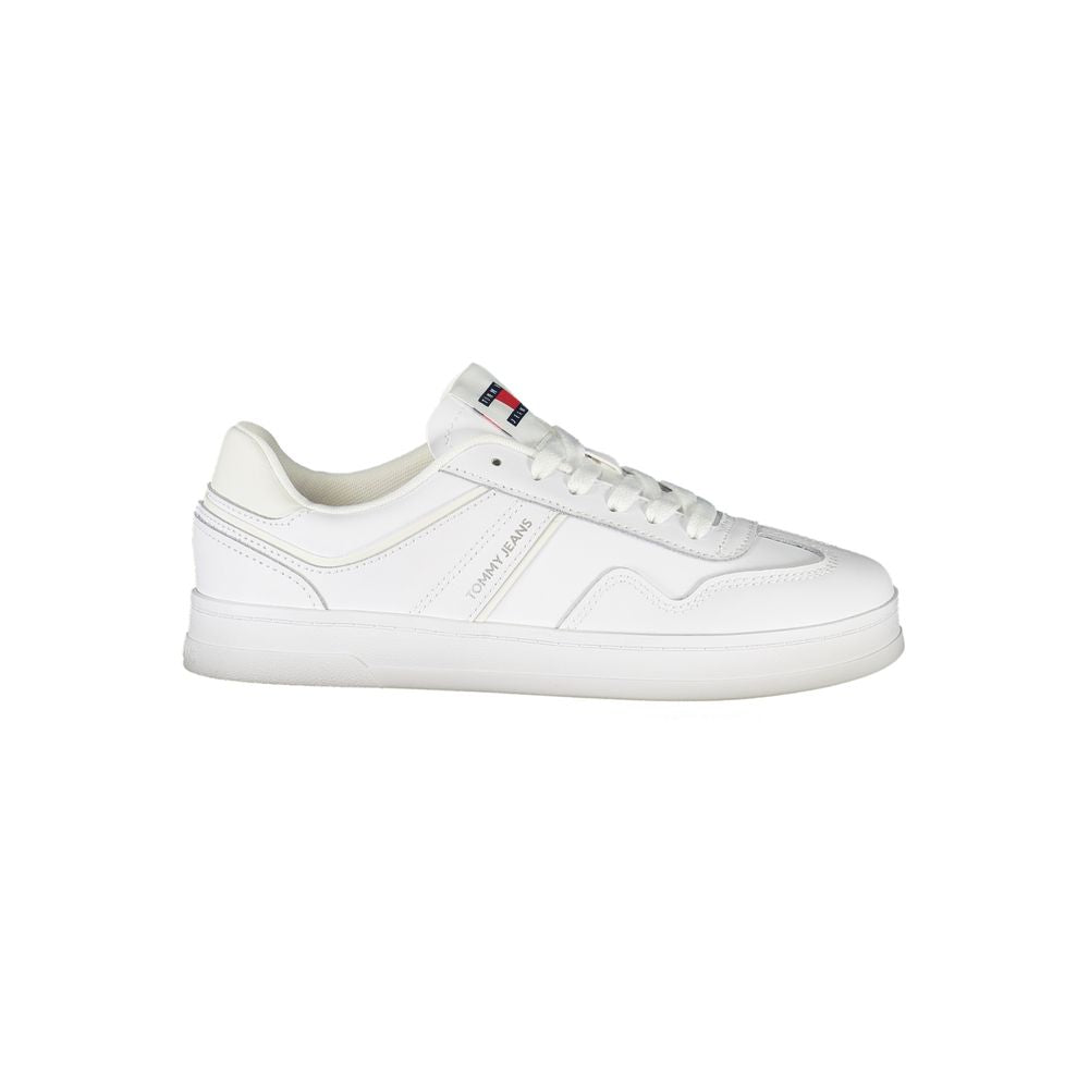 Tommy Hilfiger White Polyethylene Women Sneaker Tommy Hilfiger Lavender