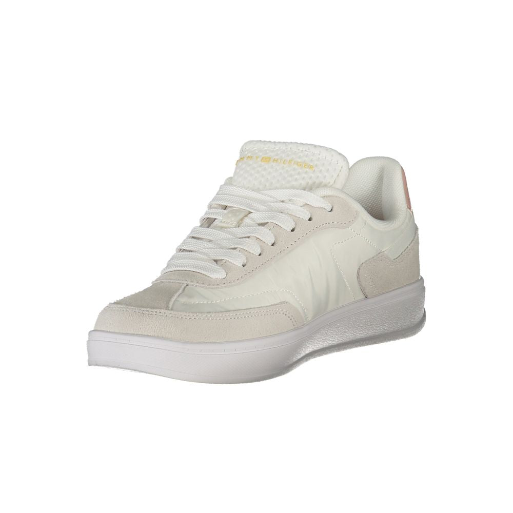 Tommy Hilfiger White Polyethylene Women Sneaker Tommy Hilfiger Gray