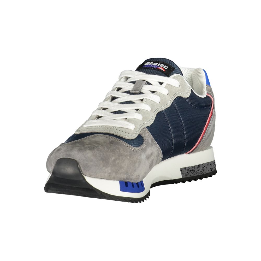 Blauer Gray Leather Men Sneaker