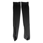 Dolce & Gabbana Black Viscose Stretch Over Calf Stockings Socks SCS2264-S