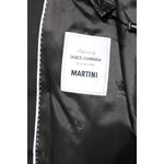 Dolce & Gabbana Black MARTINI Double Breasted Coat Blazer KOS2234-44