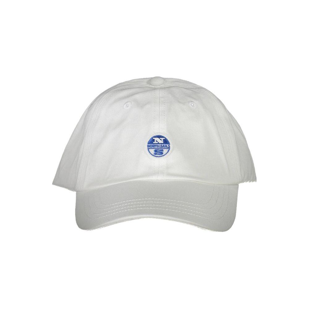 North Sails White Cotton Men Cap North Sails Light Gray