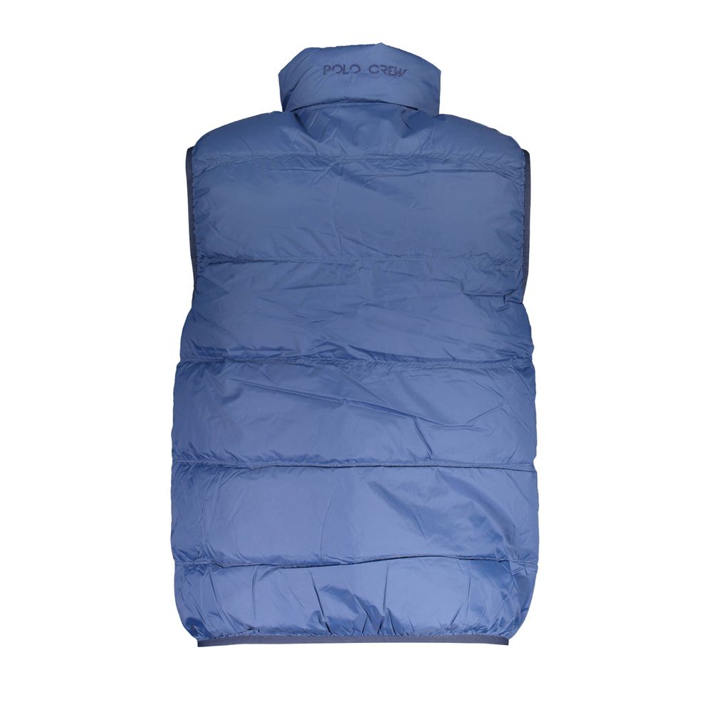 La Martina Blue Polyamide Sleveless Jacket