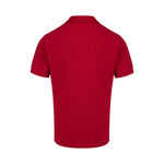 Burberry Red Cotton Collared Polo Shirt