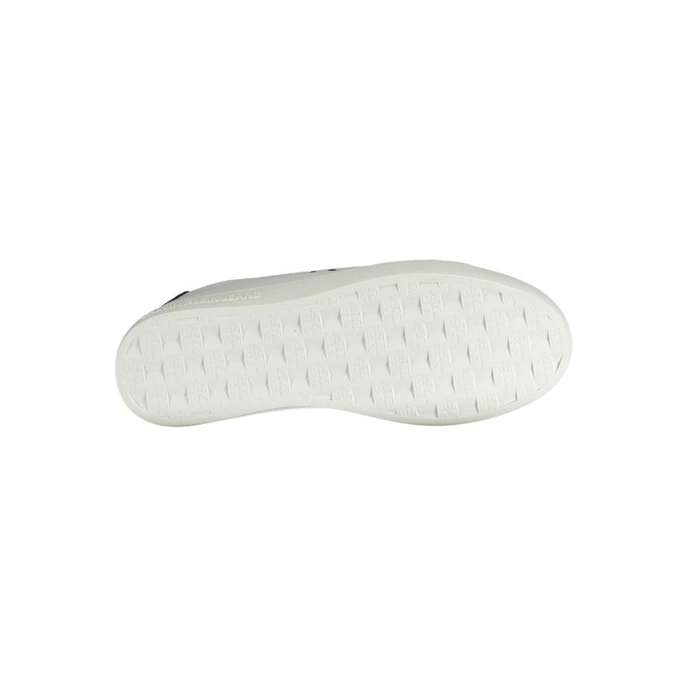 Calvin Klein White Recycled Polyester Men Sneaker