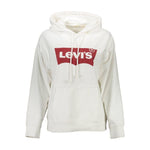 Levi's White Cotton Unisex Sweatshirt