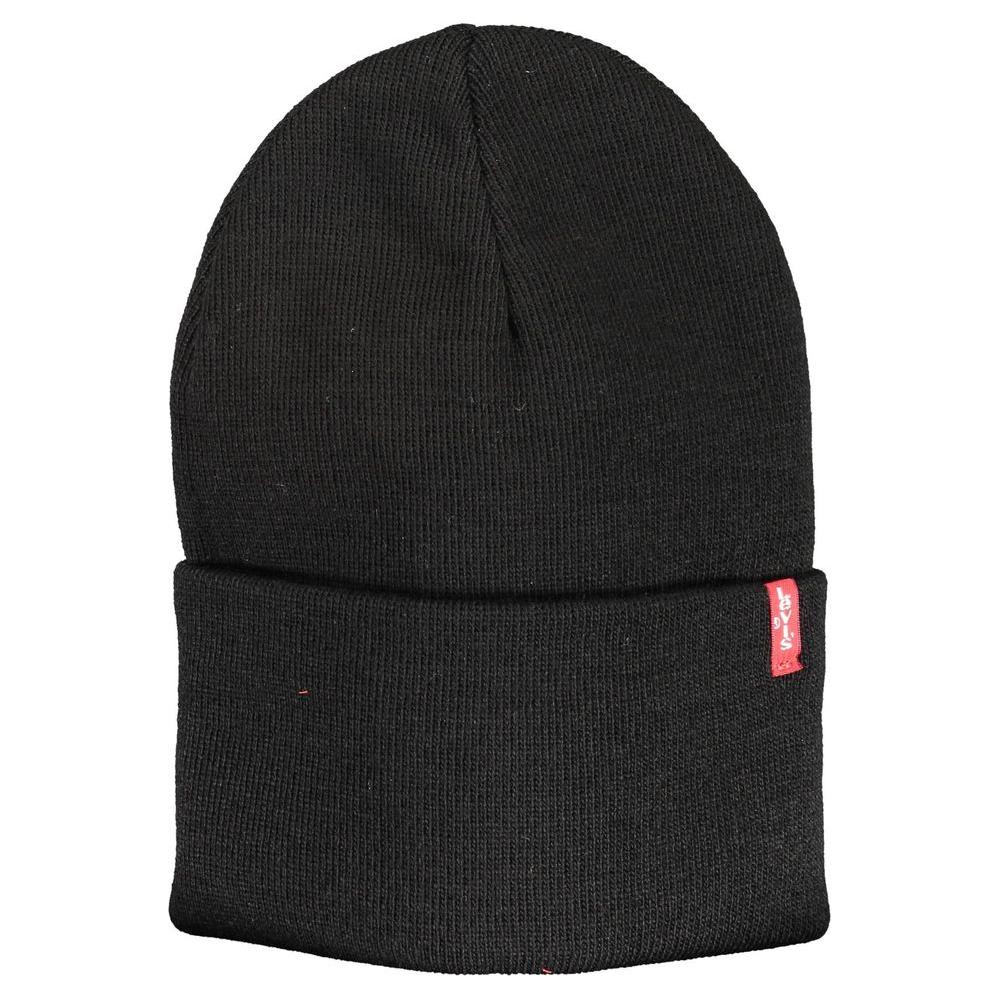 Levi's Levi's Black Acrylic Men Cap LE-16093 1728,67403481248,Accessories,Black,Hats & Caps - Men - Accessories,Levi's,Men,Men - Accessories,New with tags