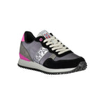 Napapijri Chic Gray Contrast Lace-Up Sneakers NA-23088-EU36/US6