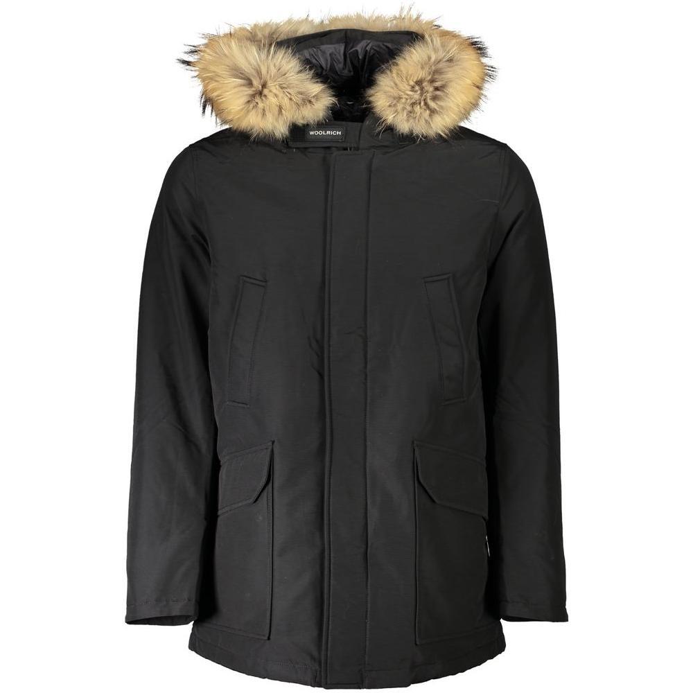 Woolrich Black Cotton Jacket WO-24357-XXL