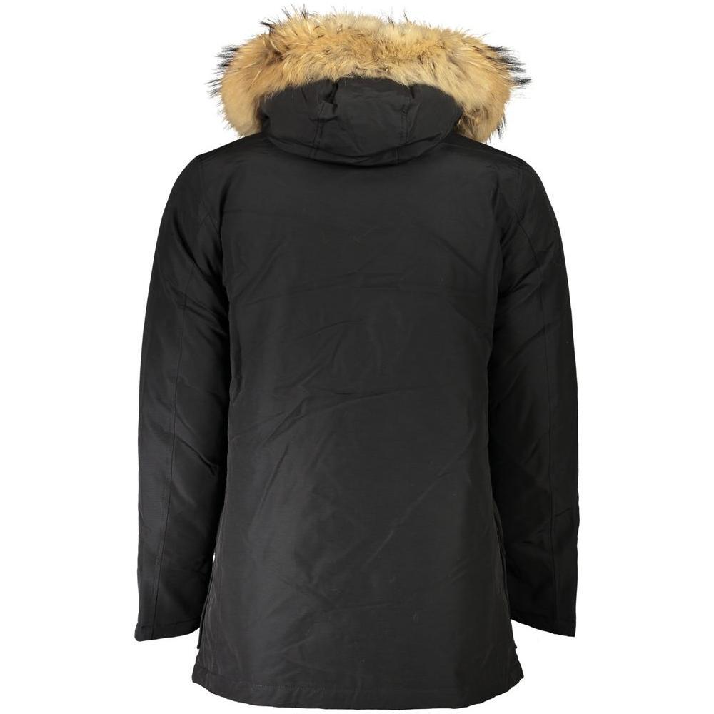 Woolrich Black Cotton Jacket WO-24357-XXL