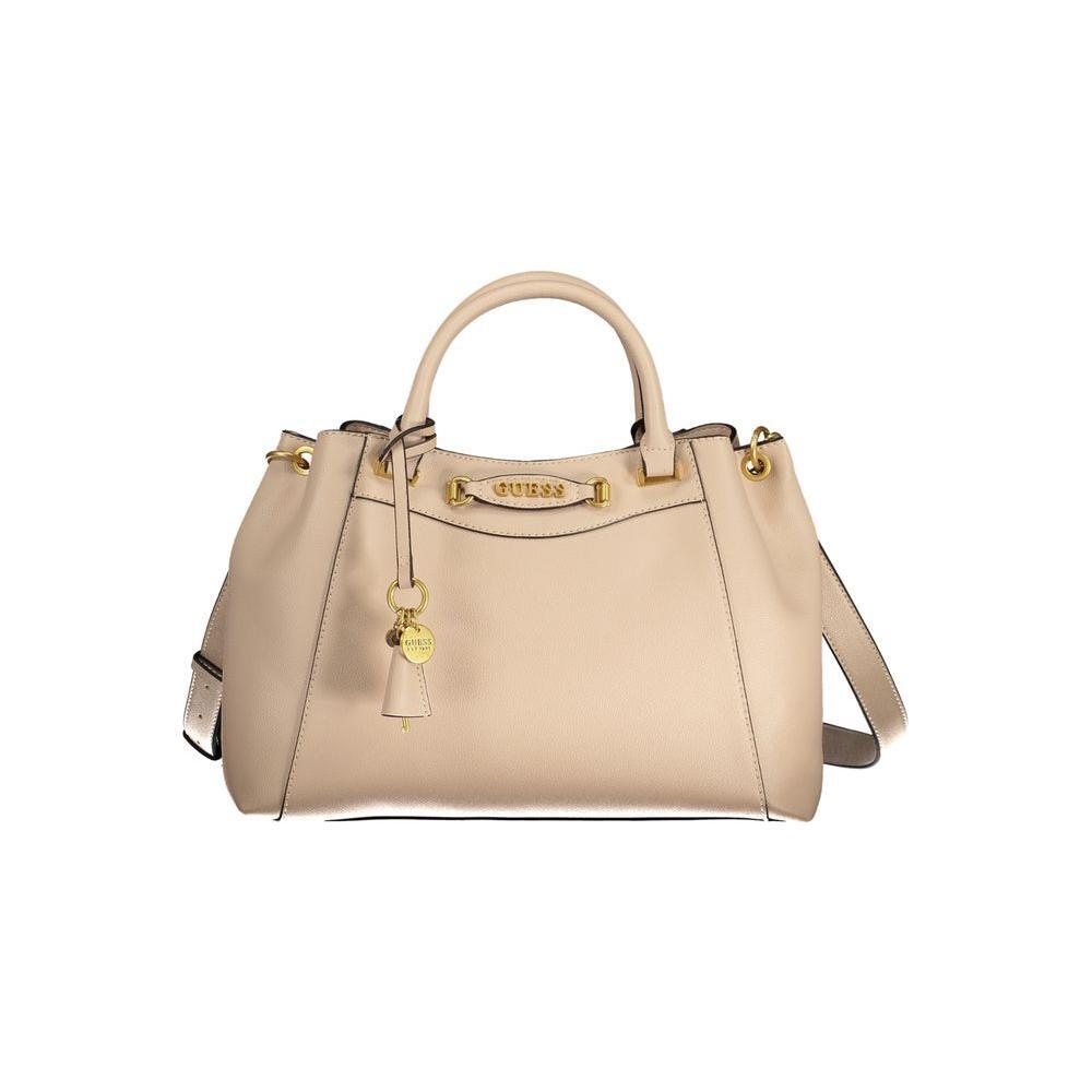 Guess Jeans Beige Polyethylene Handbag GU-31686