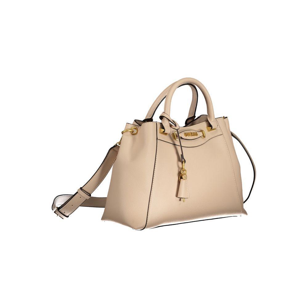 Guess Jeans Beige Polyethylene Handbag GU-31686