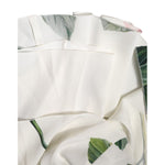 Dolce & Gabbana White Floral One Shoulder Sheath Midi Dress DR281301-36