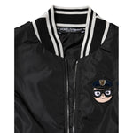 Dolce & Gabbana Black Nylon #DGFamily Full Zip Bomber Jacket JKT41281-38
