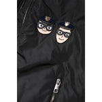 Dolce & Gabbana Black Nylon #DGFamily Full Zip Bomber Jacket JKT41281-38