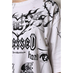 Dolce & Gabbana White Cotton DG BLESSED Printed T-shirt THS90403-44