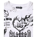 Dolce & Gabbana White Cotton DG BLESSED Printed T-shirt THS90403-44