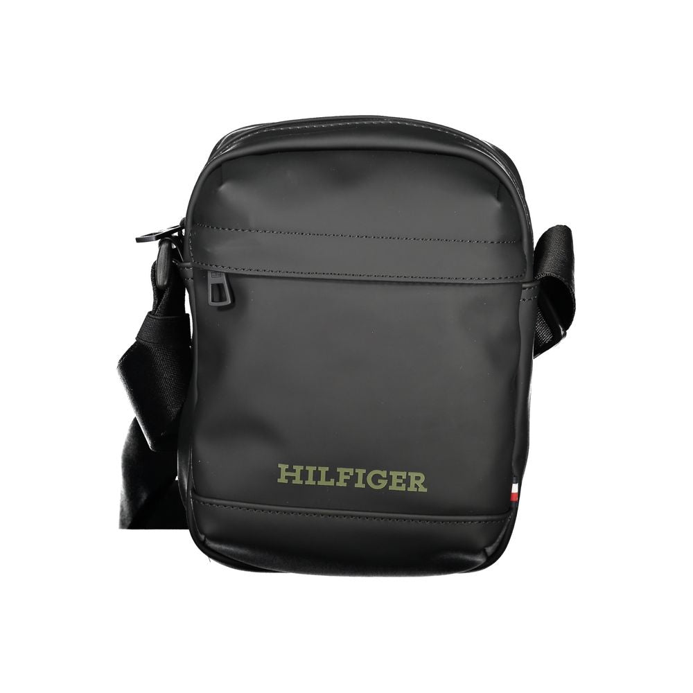 Tommy Hilfiger Black Polyethylene Shoulder Bag TO-32190