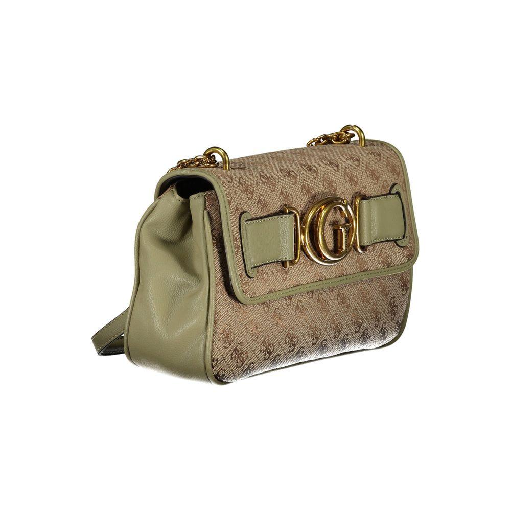 Guess Jeans Green Polyester Women Handbag