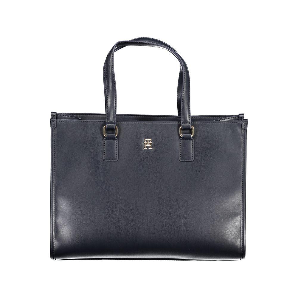 Tommy Hilfiger Blue Polyethylene Handbag TO-30704