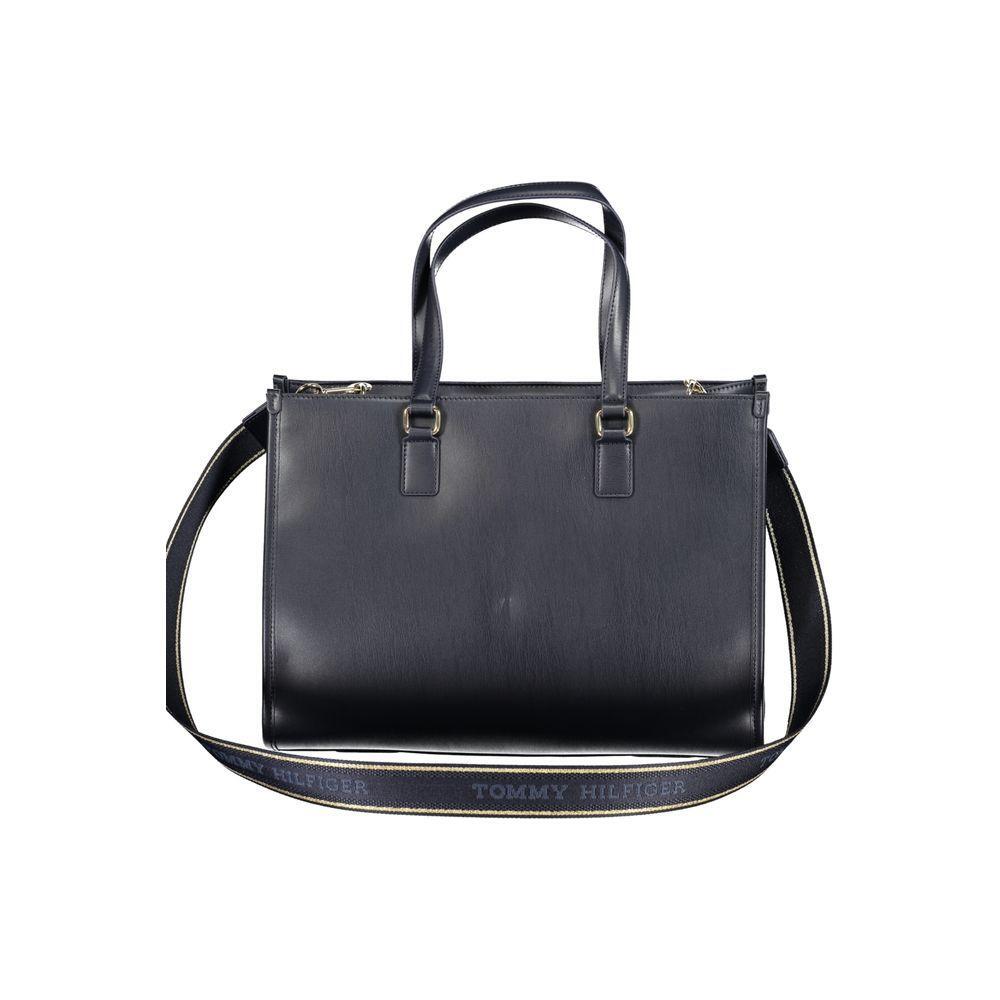 Tommy Hilfiger Blue Polyethylene Handbag TO-30704