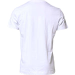 Dolce & Gabbana White Logo Embroidery Crew Neck T-shirt TSH90509-52