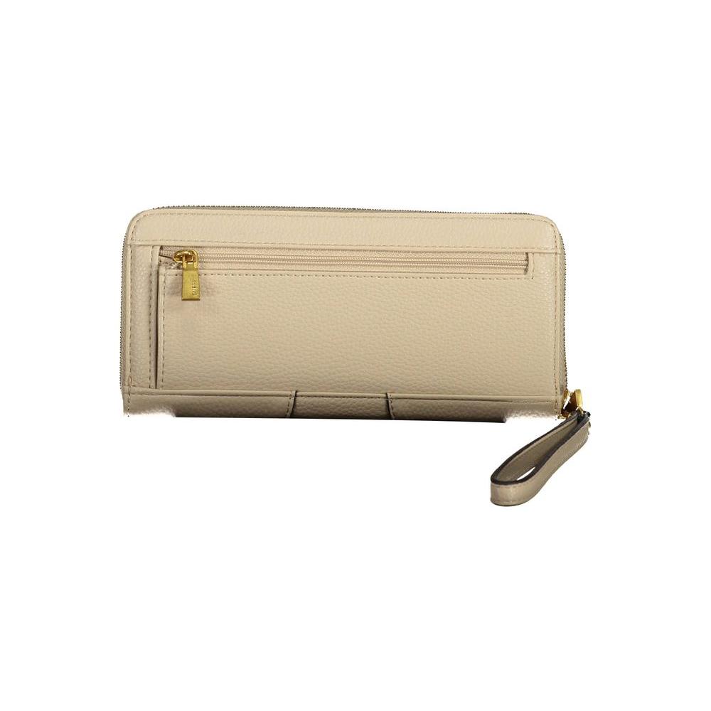 Guess Jeans Beige Polyethylene Women Wallet