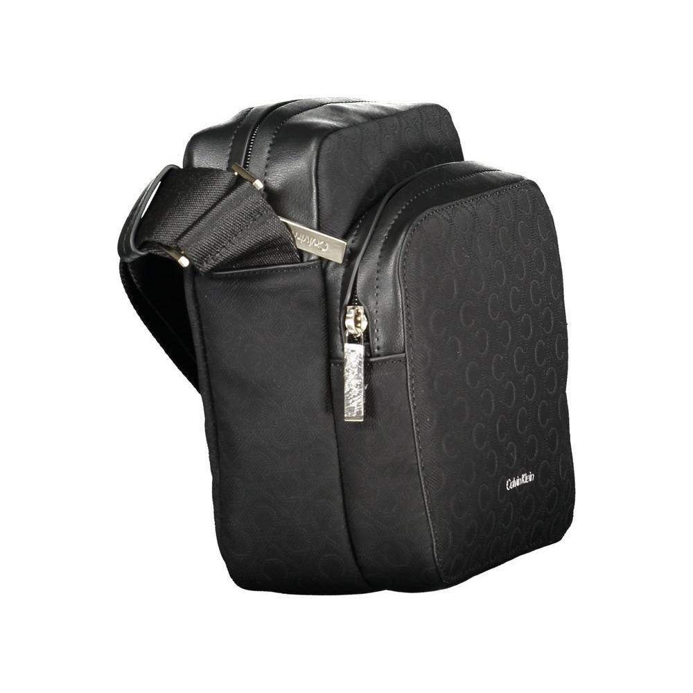 Calvin Klein Black Polyester Men Shoulder Bag CA-36303
