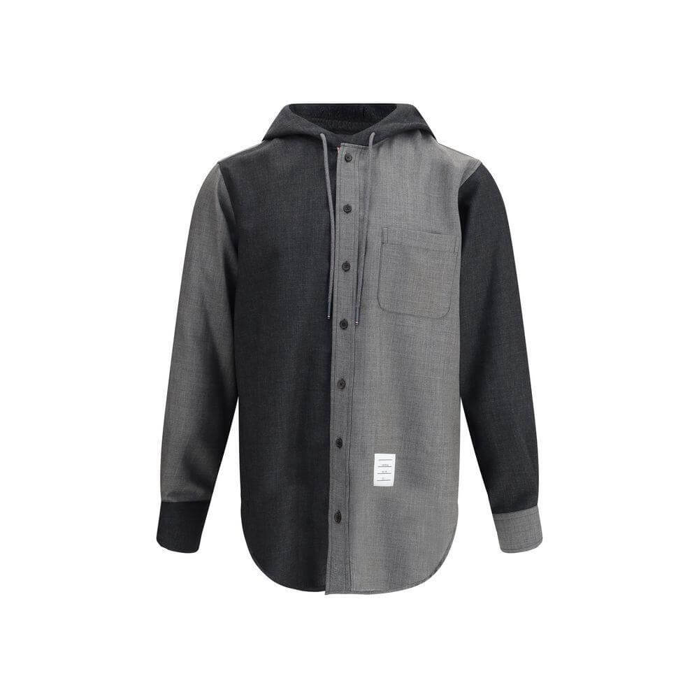 Thom Browne Hooded Shirt Jacket TH-MWL419F00473982-1