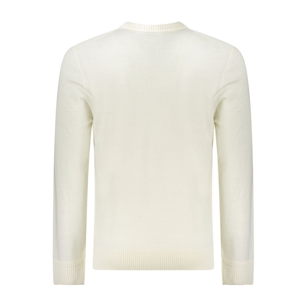 Hugo Boss White Wool Men Sweater BO-34592-XXL