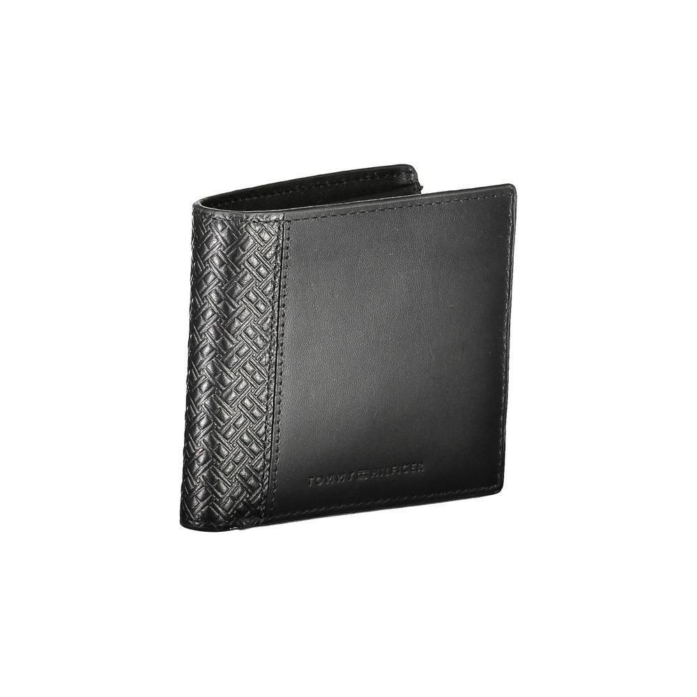 Tommy Hilfiger Black Leather Men Wallet