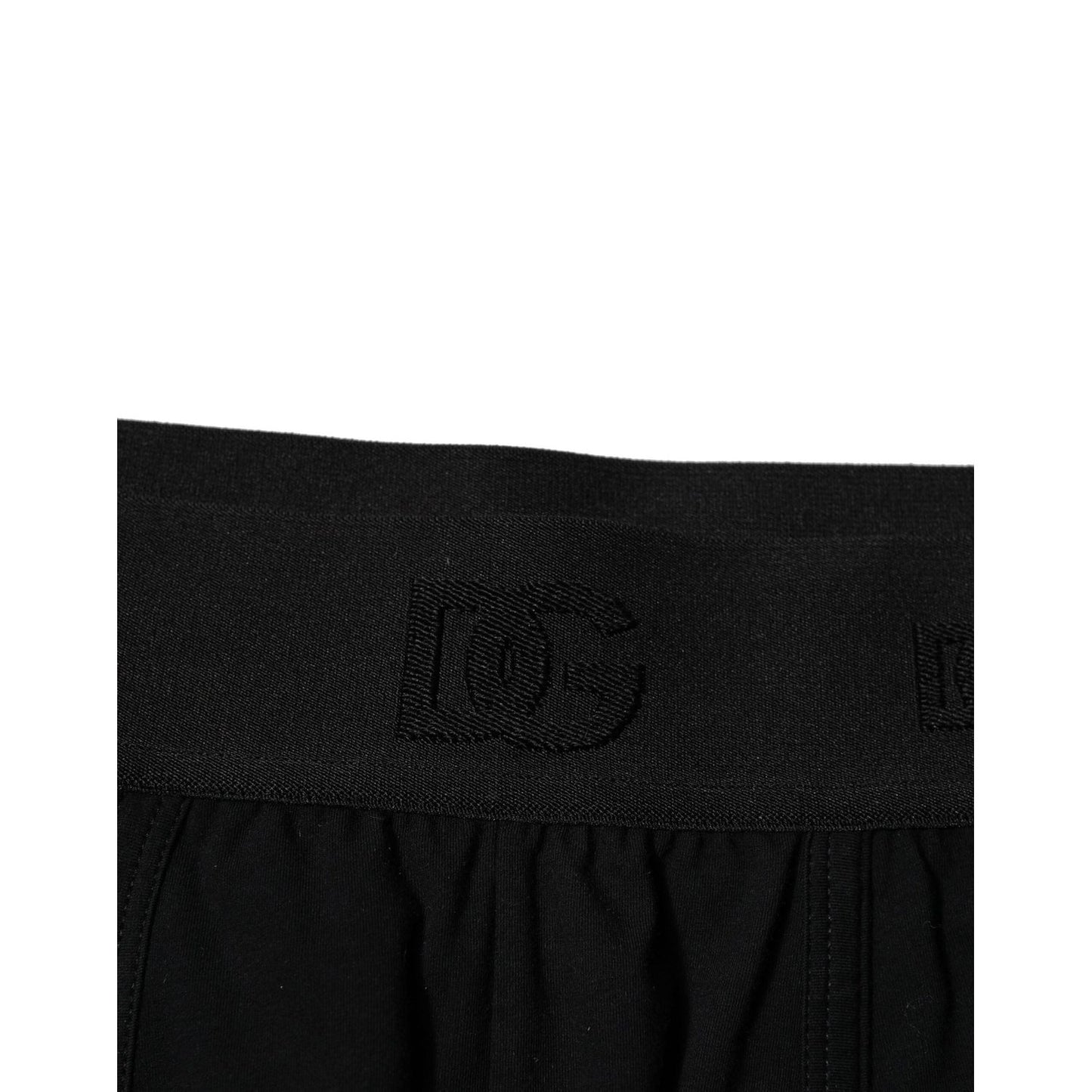Dolce & Gabbana Black Cotton Stretch Regular Boxer Underwear BIK1275-4