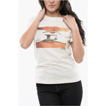 Diesel RED TAG Cotton T-REGS-N3 Crew-neck T-shirt with Print