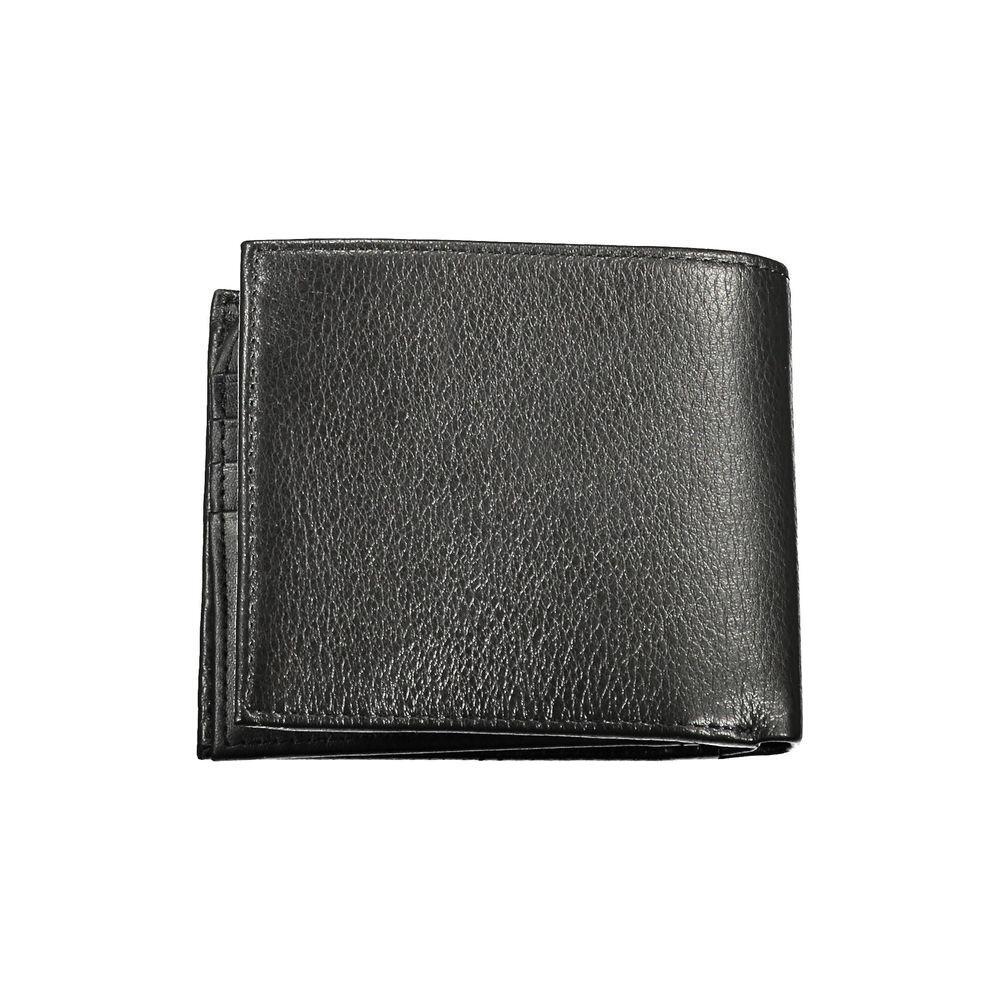 Tommy Hilfiger Black Leather Men Wallet TO-17499