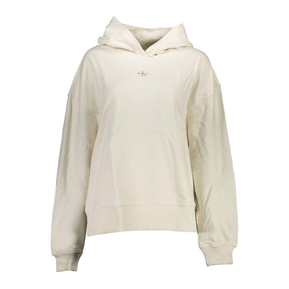 Calvin Klein Calvin Klein White Cotton Women Sweater CA-18027-S 1728,67403481248,Calvin Klein,Clothing,New with tags,S,Sweaters - Women - Clothing,White,Women,Women - Clothing