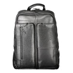 Piquadro Black Leather Men Backpack PI-32843