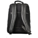 Piquadro Black Leather Men Backpack PI-32843