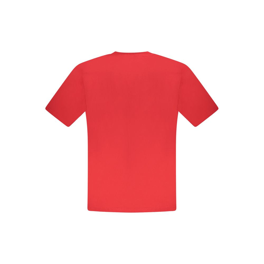 North Sails Red Cotton Men T-Shirt NO-33761-S