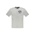 North Sails Brown Cotton Men T-Shirt NO-33775-S