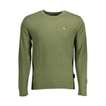 Napapijri Green Cotton Men Sweater NA-11911-XXL