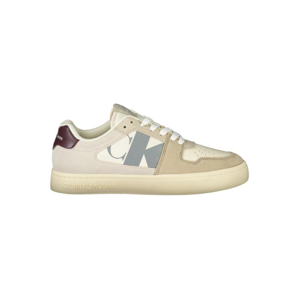 Calvin Klein Beige Polyester Men Sneaker CA-33701-EU40/US7