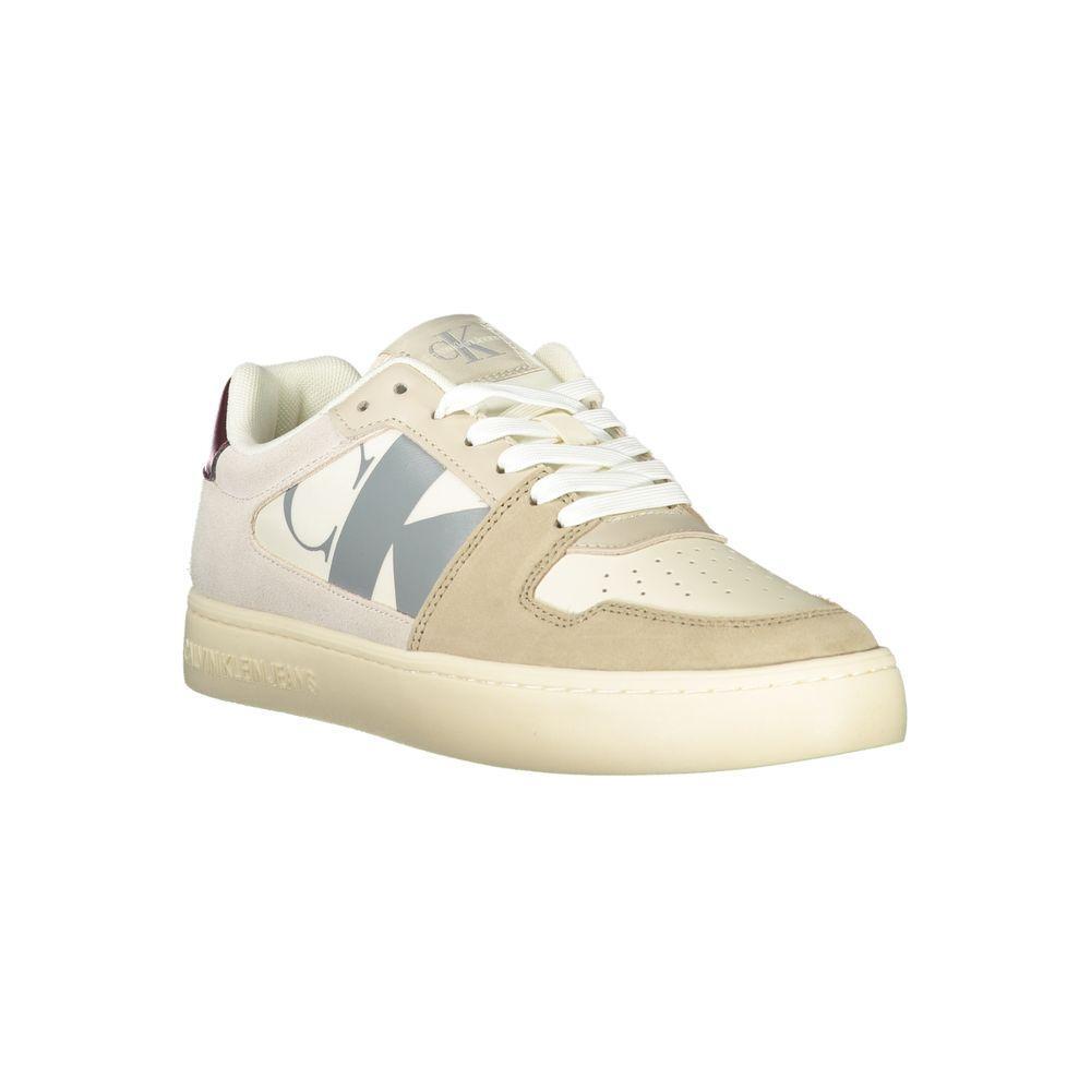 Calvin Klein Beige Polyester Men Sneaker CA-33701-EU40/US7