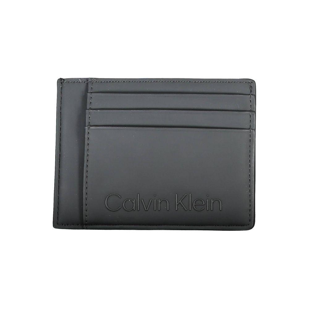 Calvin Klein Black Polyester Men Wallet CA-18942