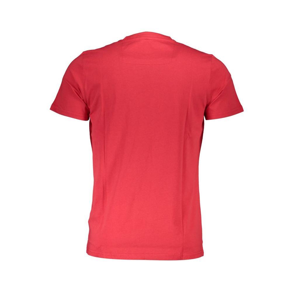 Cavalli Class Red Cotton Men T-Shirt