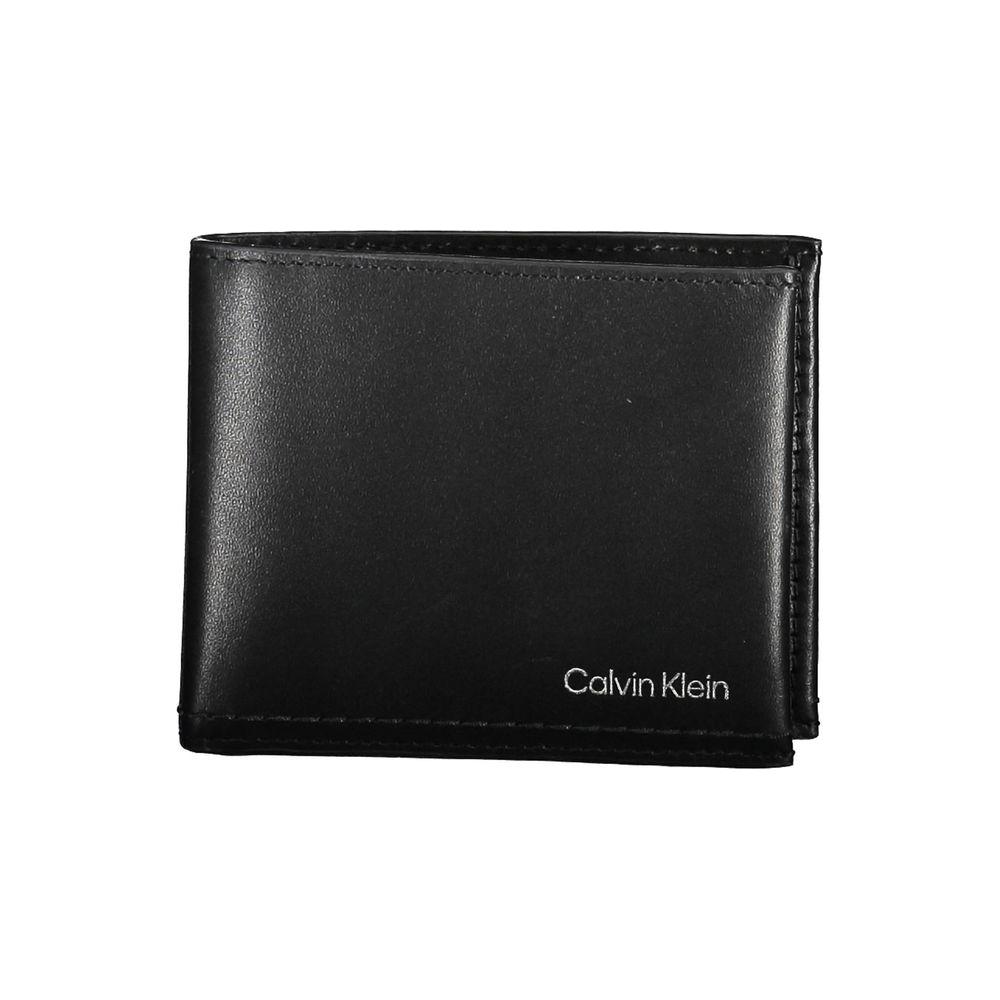Calvin Klein Calvin Klein Black Leather Men Wallet CA-38175 1728,67403481248,Bags,Black,Calvin Klein,Men,Men - Bags,New with tags,Wallets - Men - Bags