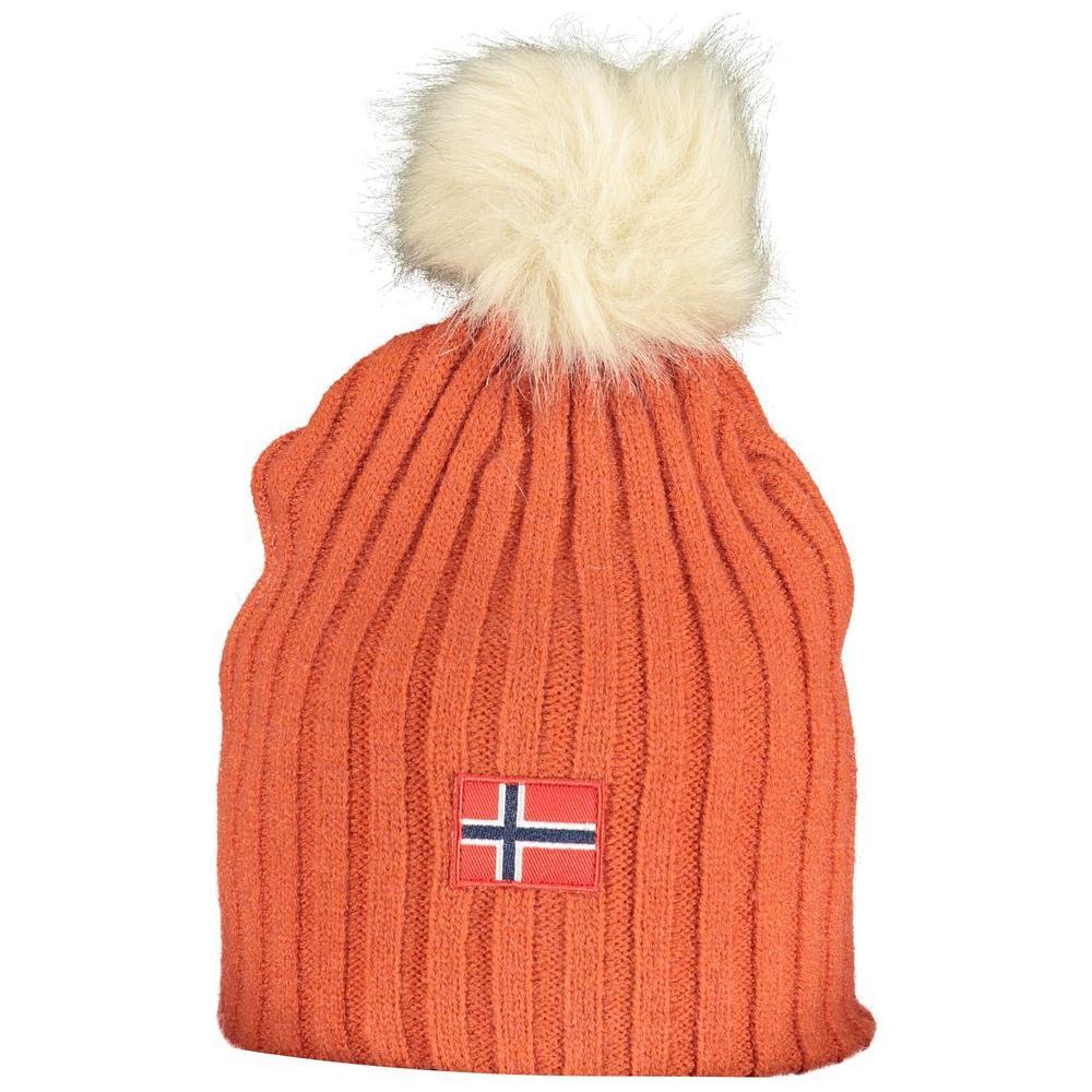 Norway 1963 Orange Polyester Hat NO-25522