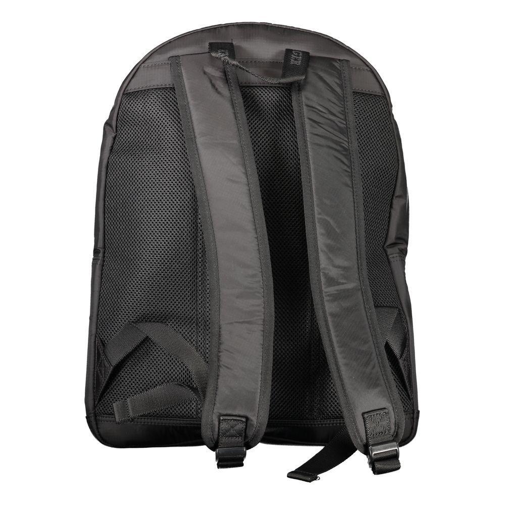 Tommy Hilfiger Black Nylon Backpack TO-32174