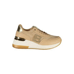 Laura Biagiotti Beige Polyester Women Sneaker LA-36483-EU37/US7