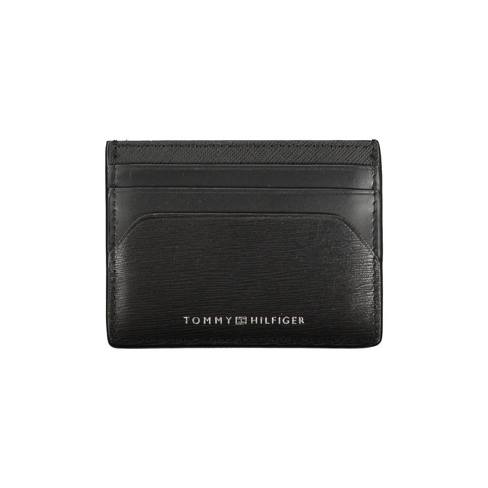 Tommy Hilfiger Black Leather Wallet TO-32181